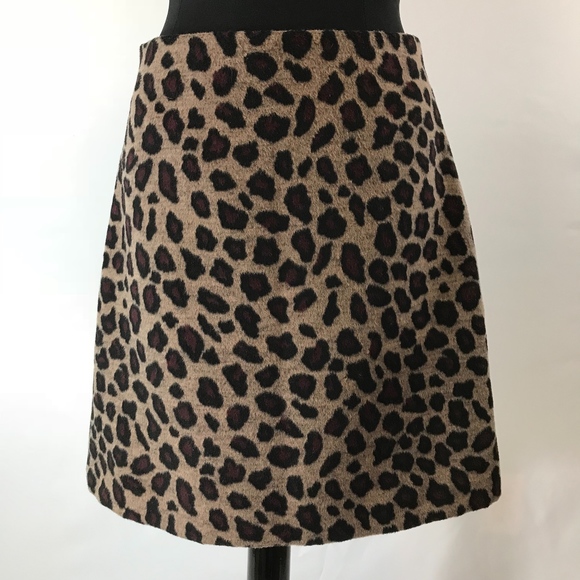 Ann Taylor Dresses & Skirts - Ann Taylor Leopard Print A Line Career Skirt